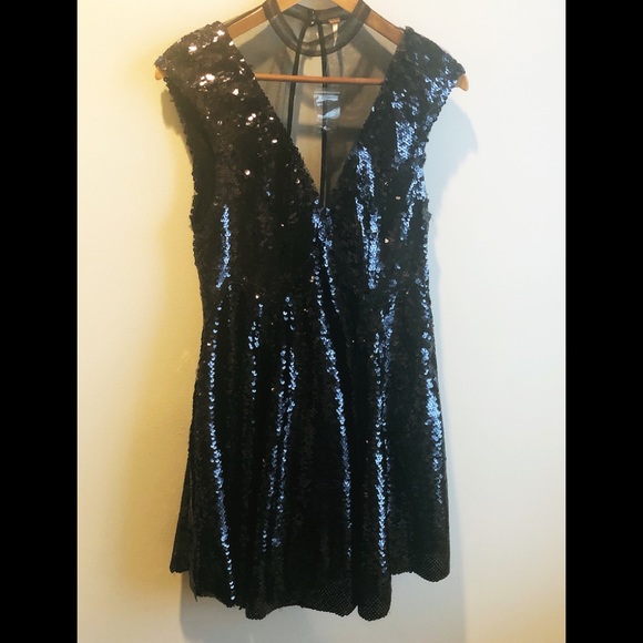 Free People Dance Til Dawn Sequin Mini Dress - Picture 5 of 8
